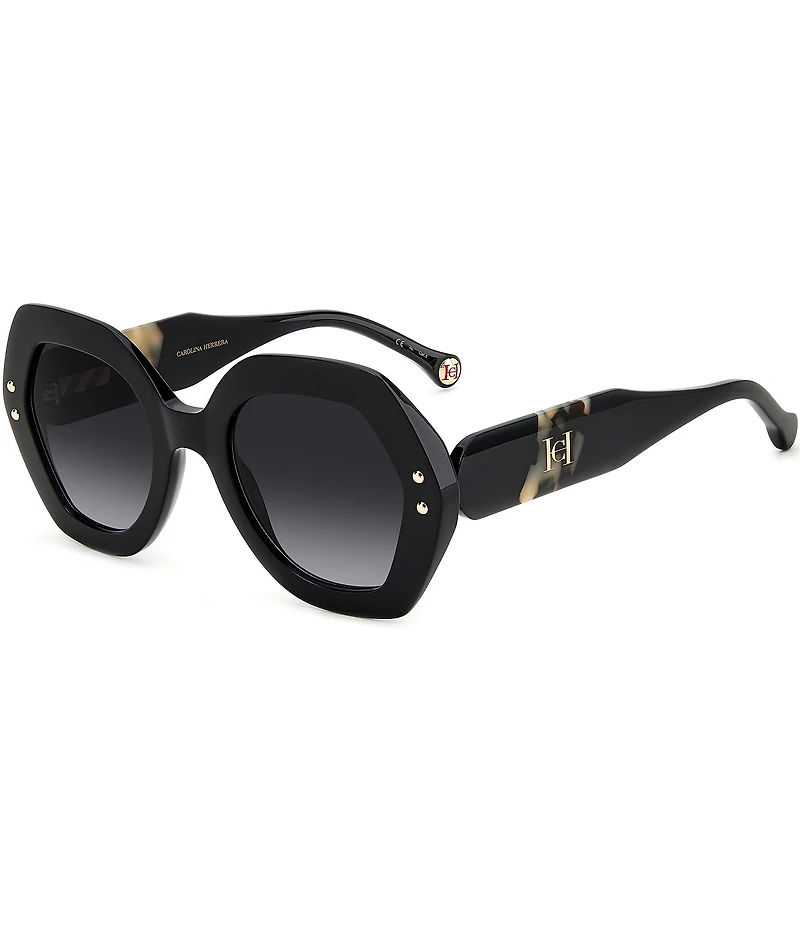 Carolina Herrera HER0126/S Geometric Oval Sunglasses