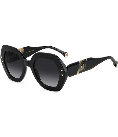 Carolina Herrera HER0126/S Geometric Oval Sunglasses