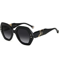 Carolina Herrera HER0126/S Geometric Oval Sunglasses