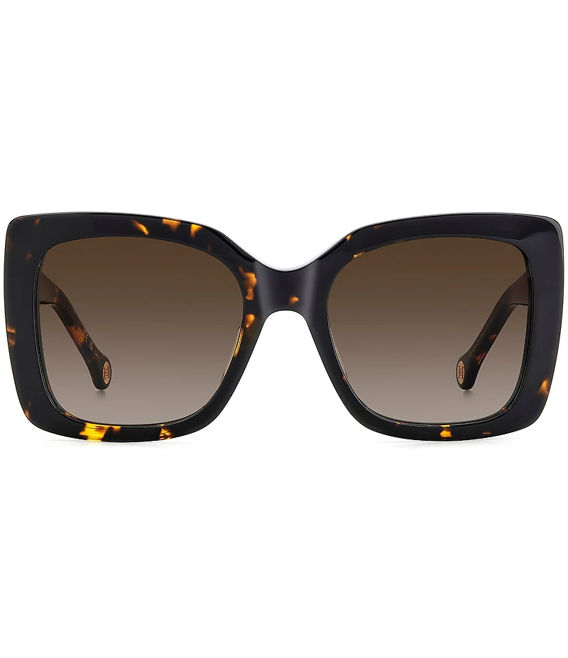 Carolina Herrera Women's HER0258 54mm Havana Square Sunglasses