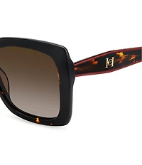 Carolina Herrera Women's HER0258 54mm Havana Square Sunglasses