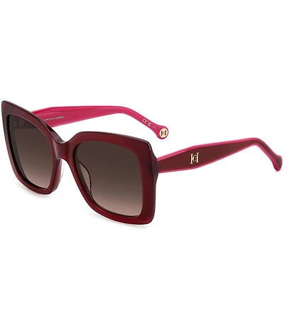 Carolina Herrera Women's HER0258 54mm Square Two Tone Sunglasses