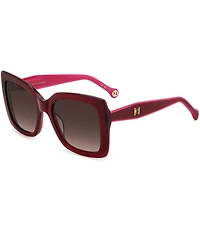 Carolina Herrera Women's HER0258 54mm Square Two Tone Sunglasses
