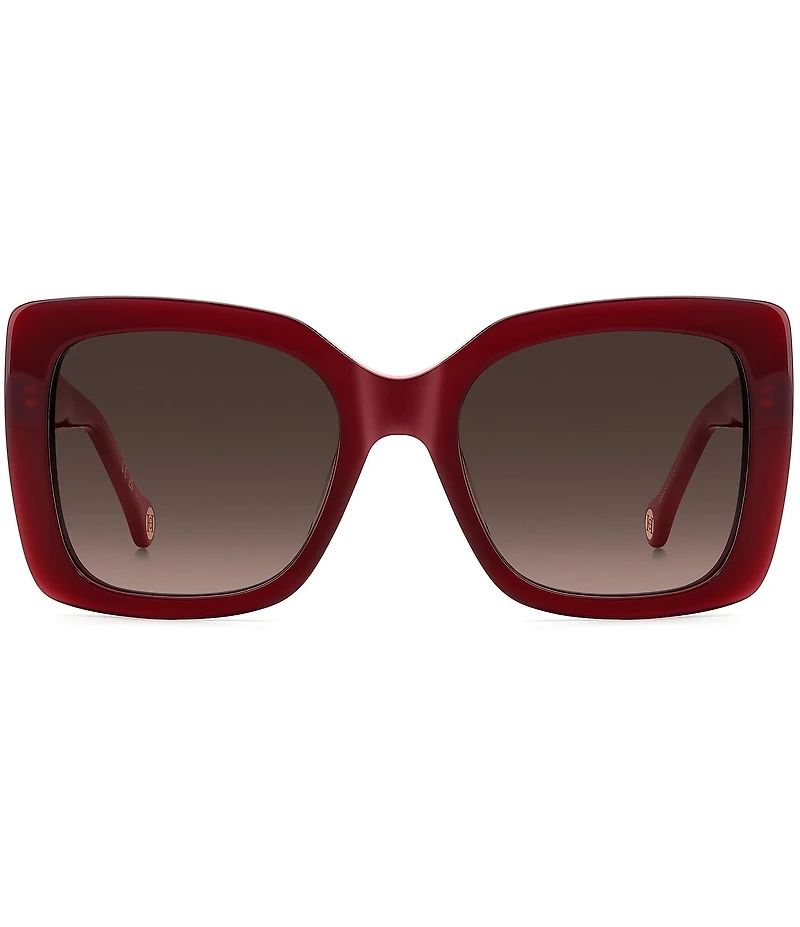 Carolina Herrera Women's HER0258 54mm Square Two Tone Sunglasses