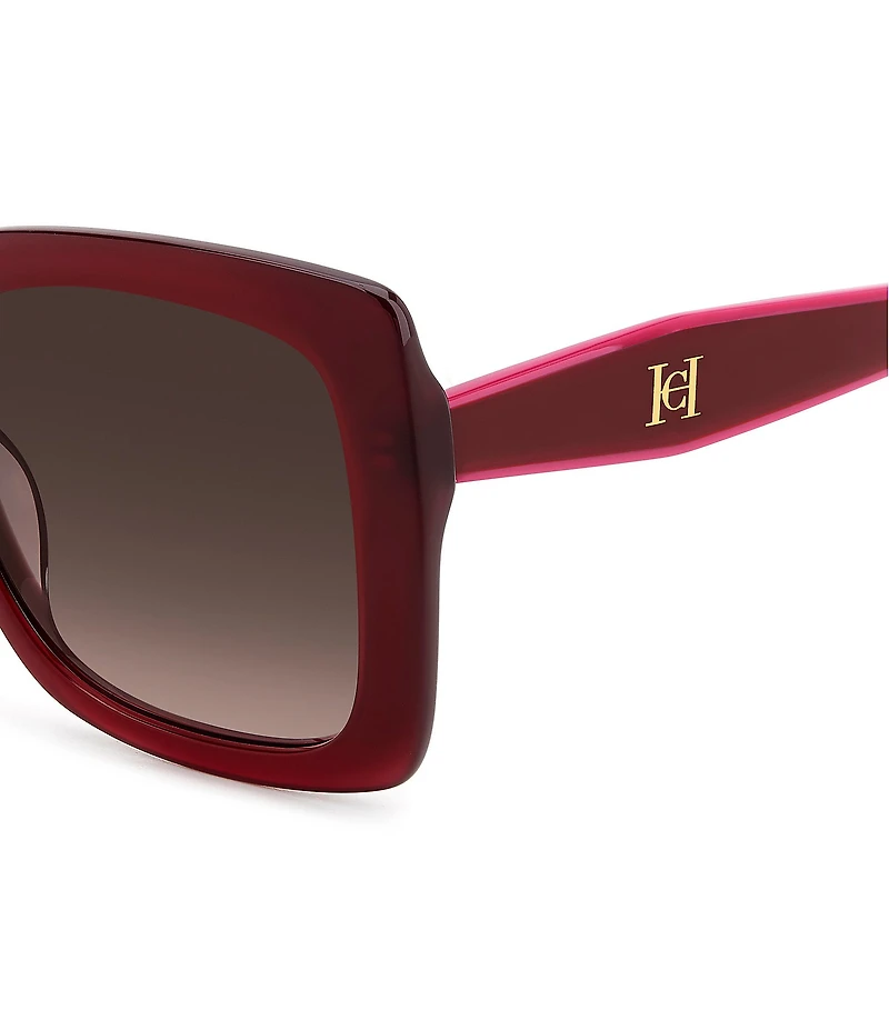 Carolina Herrera Women's HER0258 54mm Square Two Tone Sunglasses
