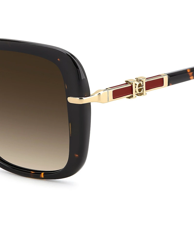 Carolina Herrera Women's HER0380/G/S 55mm Square Sunglasses