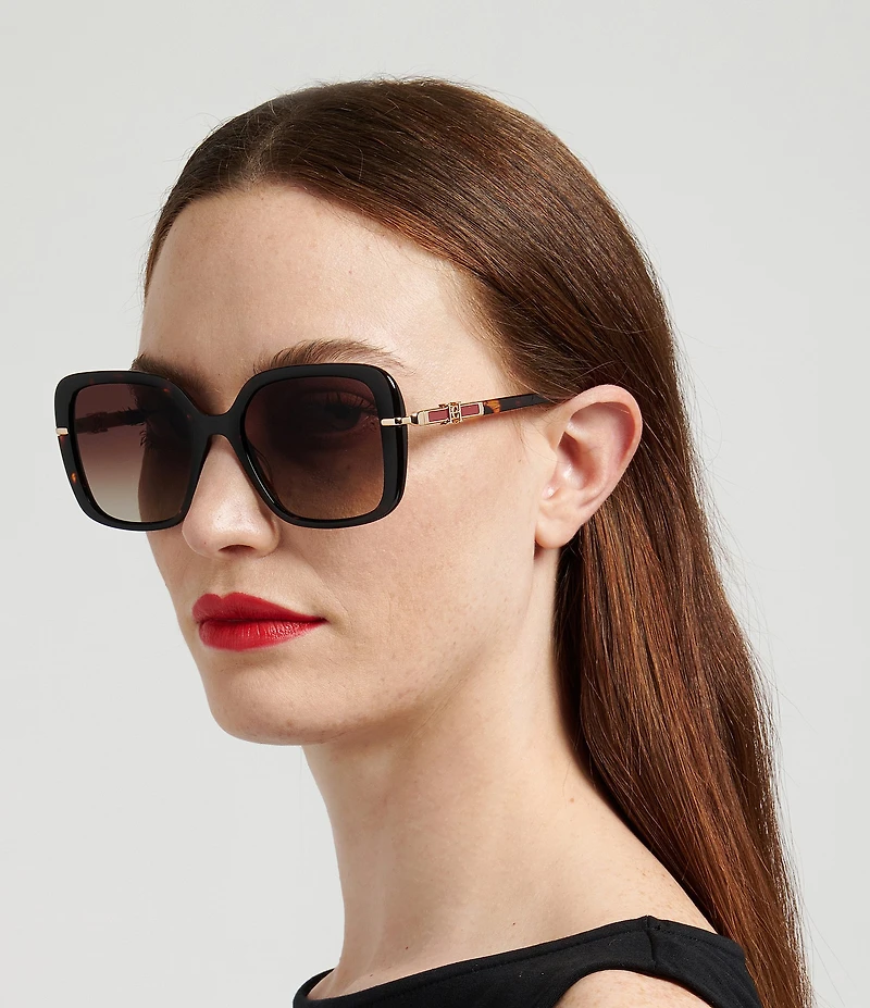 Carolina Herrera Women's HER0380/G/S 55mm Square Sunglasses