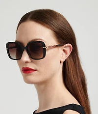 Carolina Herrera Women's HER0380/G/S 55mm Square Sunglasses