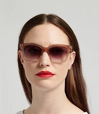 Carolina Herrera Women's HER0394/G/S 55mm Rectangle Sunglasses