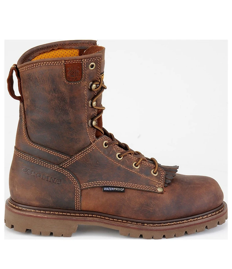 Carolina Men's 28 Series 8#double; Waterproof Leather Kiltie Work Boots