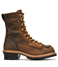 Carolina Men's Spruce 8#double; Waterproof Leather Kiltie Detail Logger Work Boots