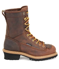 Carolina Men's Spruce Waterproof Leather Kiltie Steel Toe Logger Work Boots