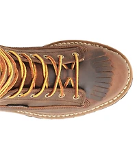 Carolina Men's Spruce Waterproof Leather Kiltie Steel Toe Logger Work Boots