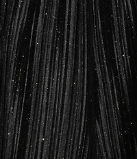 Caroline Rose Coordinating Sparkle Stretch Velvet Elastic Waist Straight Leg Pants