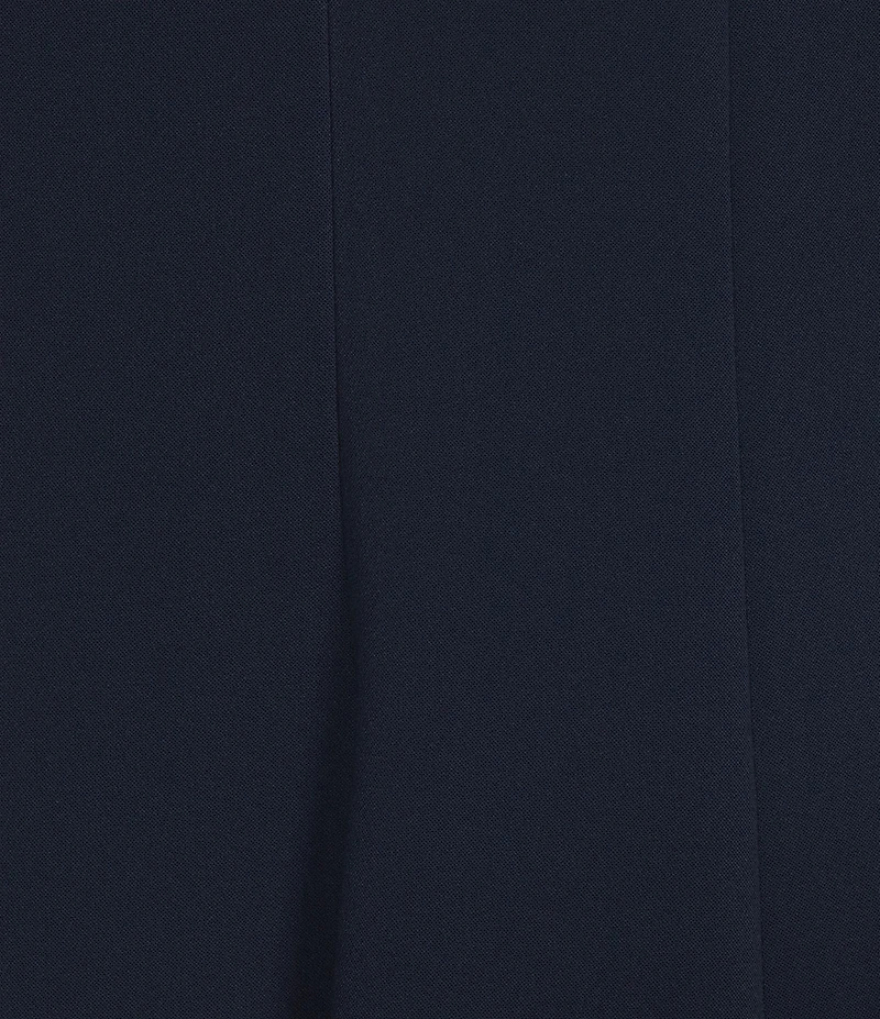 Caroline Rose Crepe Boat Neck 3/4 Sleeve Fit-And-Flare Dress