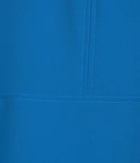 Caroline Rose Harper Stretch Crepe Scoop Neck Elbow Sleeve High-Low Hem A-Line Dress