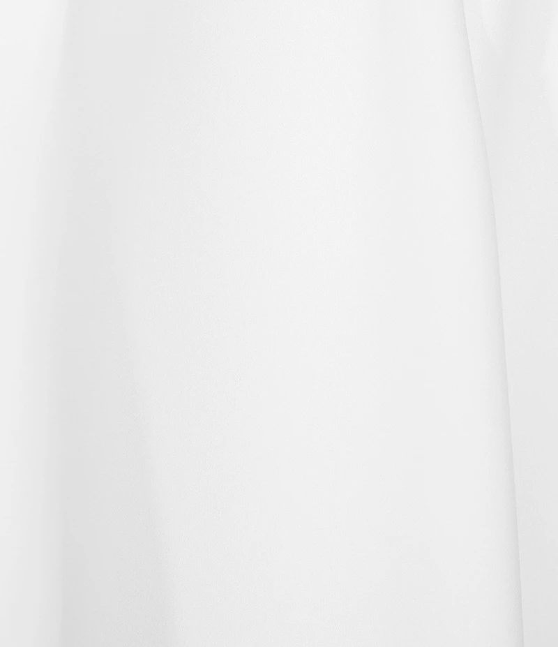 Caroline Rose Matte Crepe Open Front Side Drape 3/4 Sleeve Jacket
