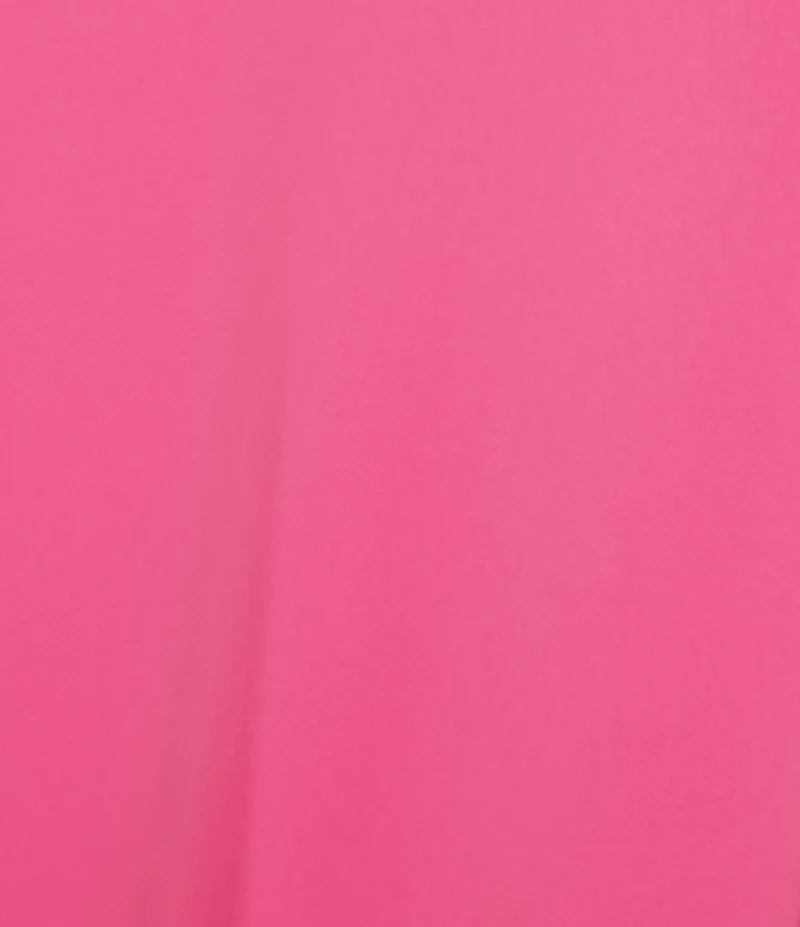 Caroline Rose Matte Crepe Open Front Side Drape 3/4 Sleeve Jacket