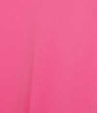 Caroline Rose Matte Crepe Open Front Side Drape 3/4 Sleeve Jacket