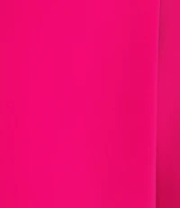 Caroline Rose Plus Matte Crepe Scoop Neck 3/4 Petal Sleeve Top