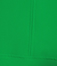 Caroline Rose Plus Size Harper Stretch Crepe Scoop Neck Elbow Sleeve High-Low Hem A-Line Dress