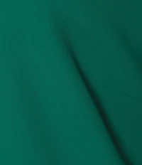 Caroline Rose Plus Size Julia Matte Crepe Round Neck 3/4 Ruffle Sleeve Shift Dress