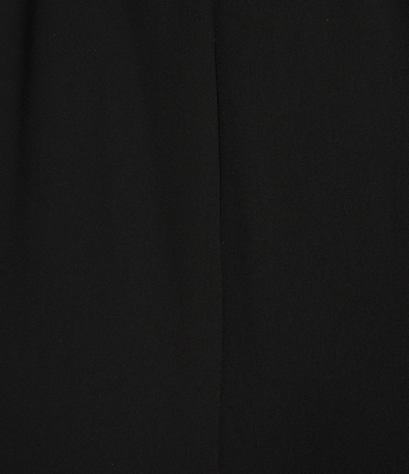 Caroline Rose Plus Size Matte Crepe Pull-On Straight Leg Pants