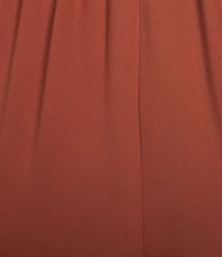 Caroline Rose Plus Size Matte Crepe Pull-On Straight Leg Pants