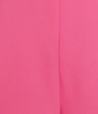 Caroline Rose Plus Size Matte Crepe Pull-On Straight Leg Pants