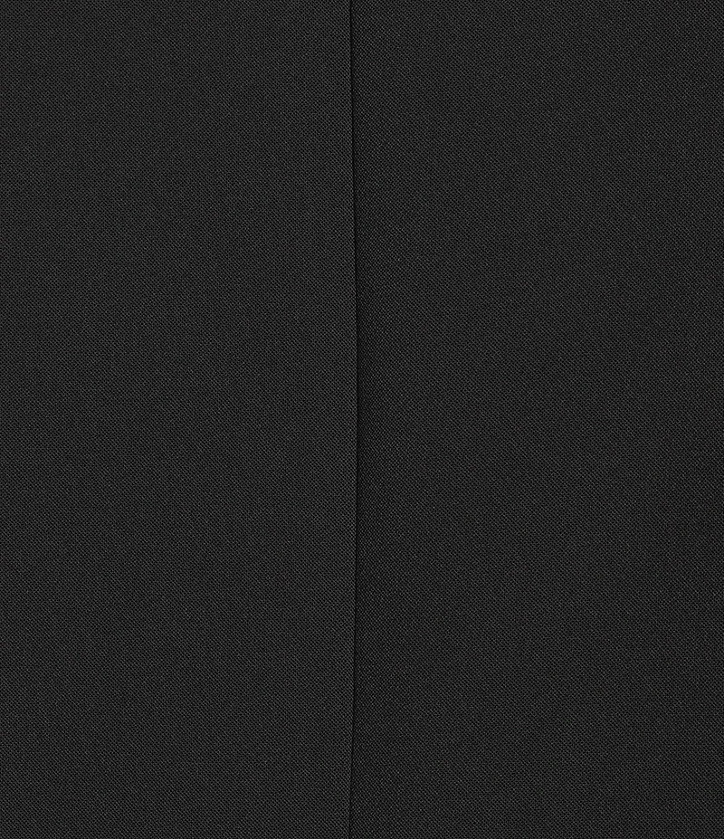 Caroline Rose Plus Taylor Crepe Split Mandarin Collar 3/4 Sleeve A-Line Dress