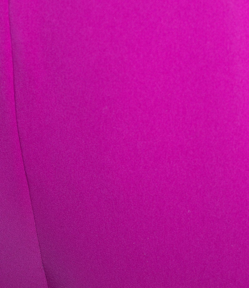 Caroline Rose Matte Crepe Pull-On Straight Leg Pants