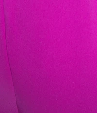 Caroline Rose Matte Crepe Pull-On Straight Leg Pants