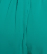 Caroline Rose Matte Crepe Pull-On Straight Leg Pants