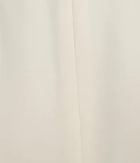 Caroline Rose Matte Crepe Pull-On Straight Leg Pants