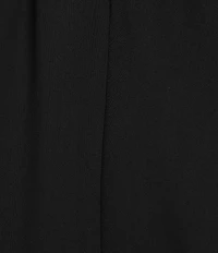 Caroline Rose Matte Crepe Pull-On Straight Leg Pants