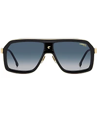 Carrera Men's 1053/S/TI 60mm Rectangle Sunglasses