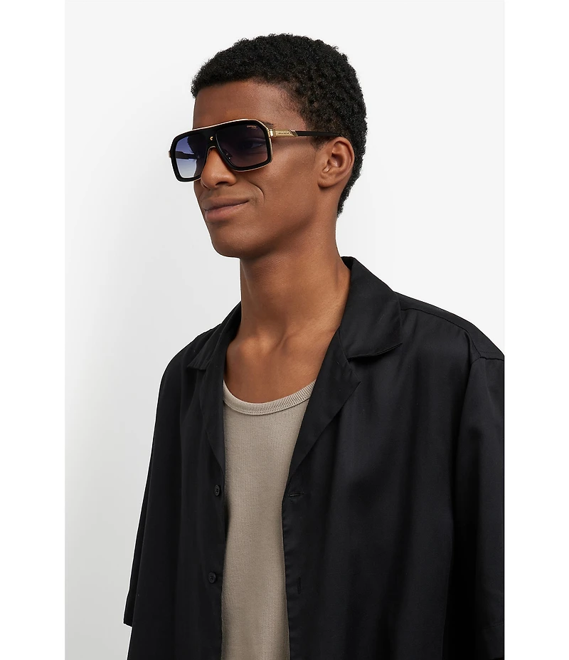 Carrera Men's 1053/S/TI 60mm Rectangle Sunglasses