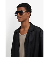 Carrera Men's 1053/S/TI 60mm Rectangle Sunglasses