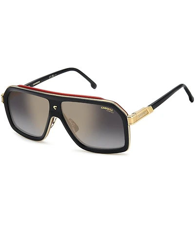Carrera Men's 1053/S/TI 60mm Rectangle Sunglasses