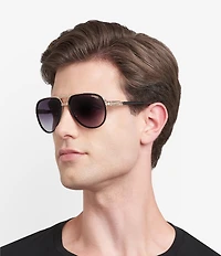 Carrera Men's 1076/S/US 61mm Aviator Sunglasses