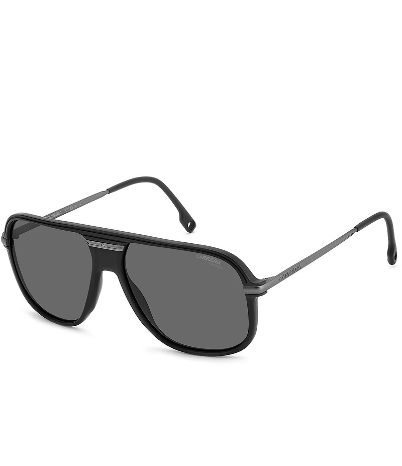 Carrera Men's C Sport 60mm Polarized Rectangle Sunglasses