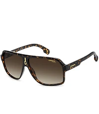 Carrera Men's CA1001 62mm Rectangle Sunglasses