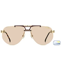 Carrera Men's CA1087 63mm Photochromatic Aviator Sunglasses