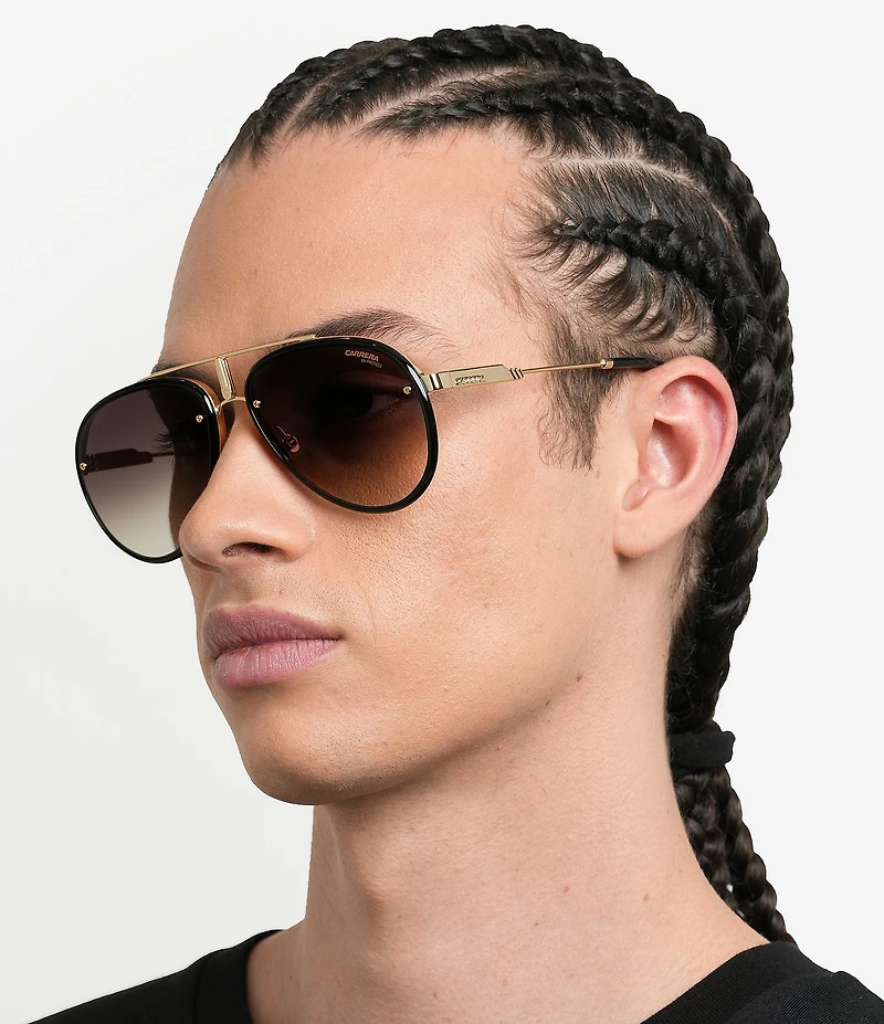 Carrera Unisex Glory 58mm Aviator Sunglasses