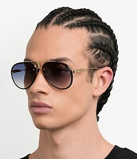 Carrera Unisex Glory 58mm Aviator Sunglasses