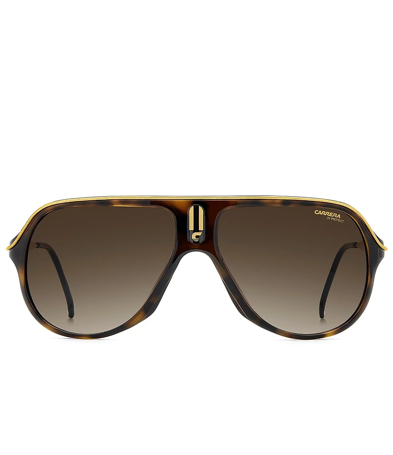 Carrera Unisex Safari 62mm Rectangle Sunglasses