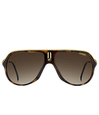 Carrera Unisex Safari 62mm Rectangle Sunglasses