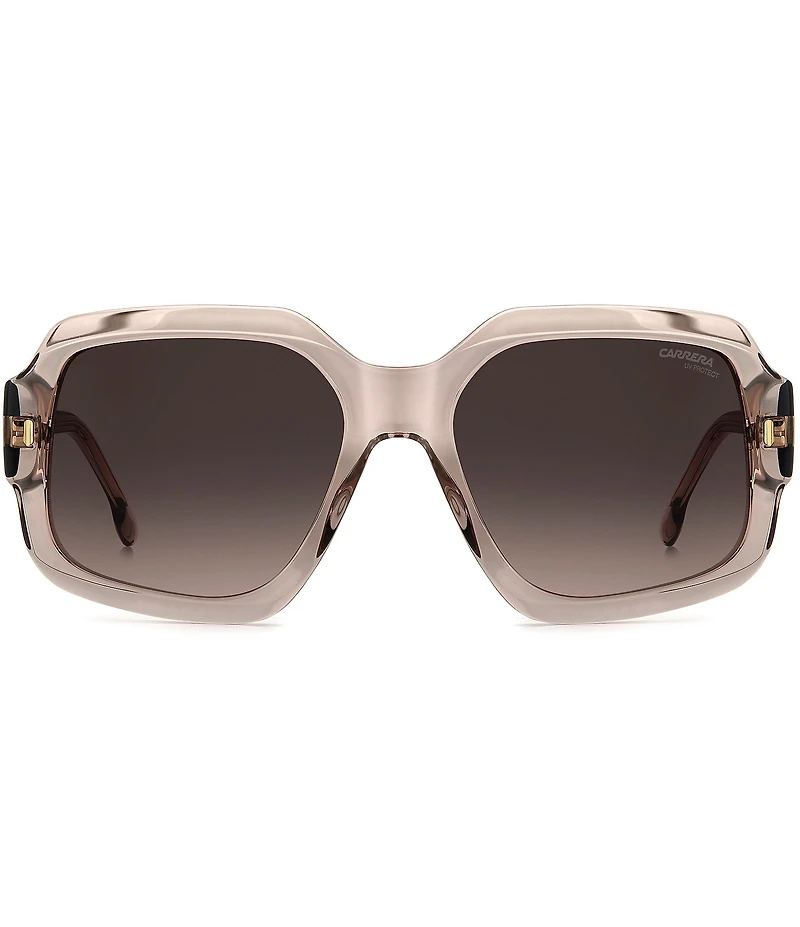 Carrera Women's 3045/S 56mm Transparent Square Sunglasses