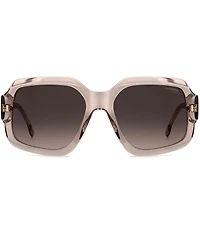 Carrera Women's 3045/S 56mm Transparent Square Sunglasses