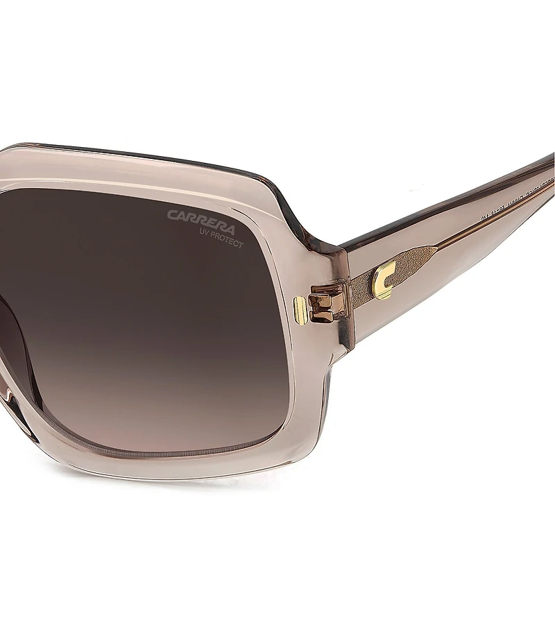 Carrera Women's 3045/S 56mm Transparent Square Sunglasses